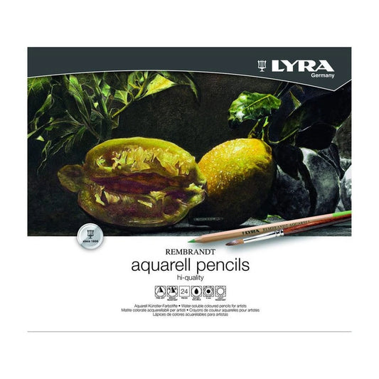 LYRA Rembrandt Aquarell Artists' Colored Pencils, Set of 24, Assorted Colors (2011240)