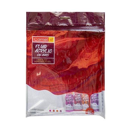 Camel Fluid Acrylic Kit - Sunset Series