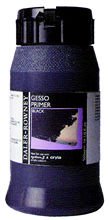 Daler Rowney Artists Gesso Primer 250 ml, Black