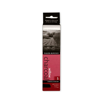 Daler-Rowney 5Pcs Willow Charcoal Thick Sticks