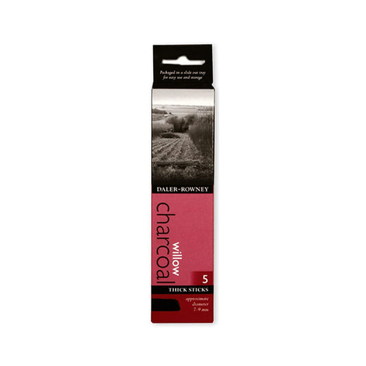 Daler-Rowney 5Pcs Willow Charcoal Thick Sticks