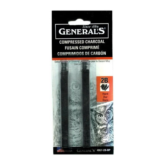 General Compressed Charcoal Stick 2B