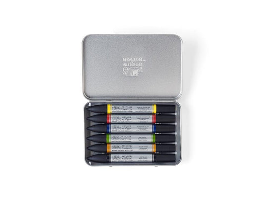 Winsor & Newton Water Color Markers - Set of 6