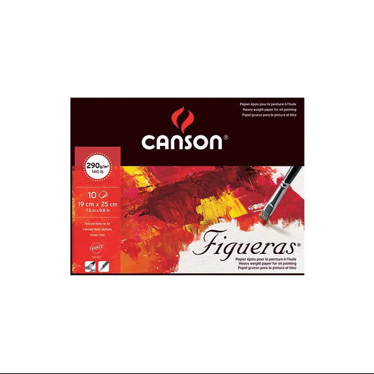 Canson Figueras Oil & Acrylic Paper Pad - 19cm x 25cm