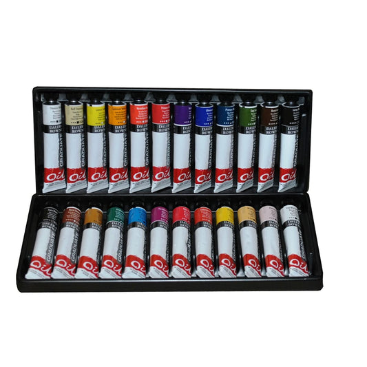 Daler-Rowney Graduate Oil Colour Paint Metal Tube Set (24x22ml)