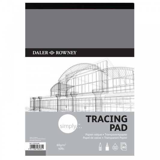 Daler Rowney Simply Tracing Pad A3 60G 40SH