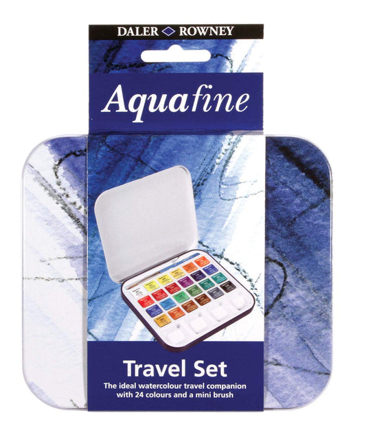Daler Rowney Aquafine Travel set 24 colors