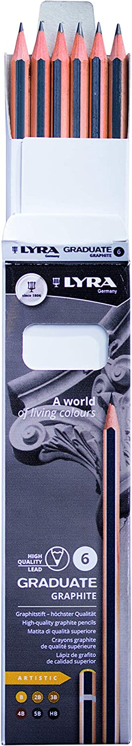 Lyra L1171061 GRADUATE Artistic Drawing, 6 PCS
