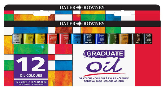 Daler Rowney Graduate Oil Set 22ml (Pack of 12)