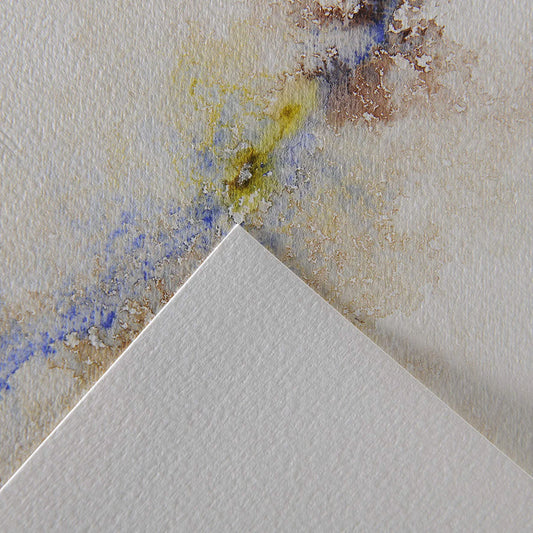 Canson Montval 24x32cm Natural White Cold Pressed 200 GSM Watercolour Paper, Long Side Glued (Pad of 40 Sheets) (200807358)