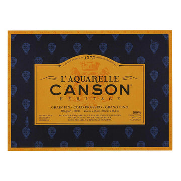 Canson HERTG WC 140CP 10X14 20SH BLOC