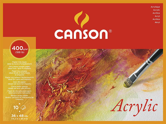 Canson Acrylblock Drawing Paper - 36cm x 48cm