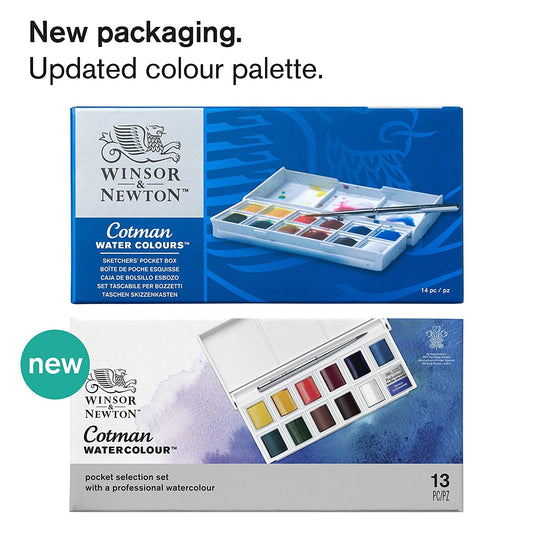 Winsor & Newton Cotman Water Colour Sketchers' Pocket Box