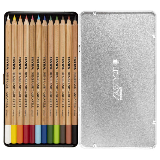 LYRA Rembrandt Aquarell Artists' Colored Pencils, Set of 12, Assorted Colors (2011120)