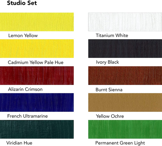 Daler Rowney System3 Acrylic 10x37ml Studio Set, One Size, Multi, 129037910