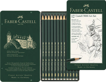 Faber-Castell Castell 9000 Pencil Set - Pack of 12