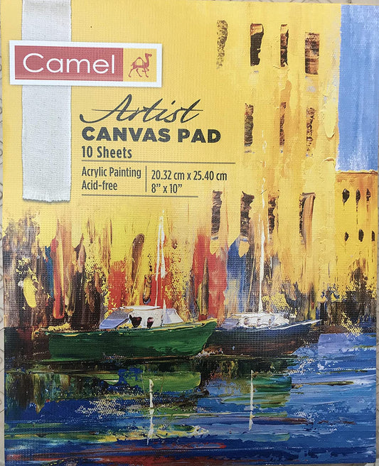 Camel Artist Canvas PAD - 20cm x 25cm (8