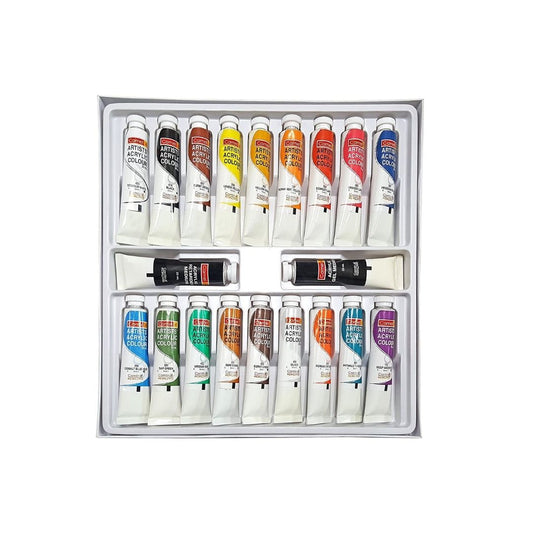 Kokuyo Camlin Artist Acrylic Colors - 18 Shades, 20ml