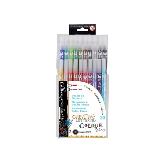 Manuscript Callicreative Duotips in 10 Assorted Colours