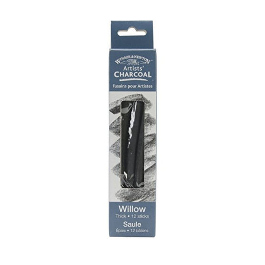 Reeves Winsor & Newton Artist Willow Charcoal Sticks 3/Pkg-Thick
