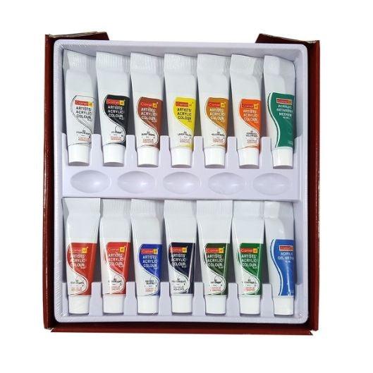 Camlin Kokuyo Artist 40ml Acrylic Color Shade - 12 Shades (Multicolor)