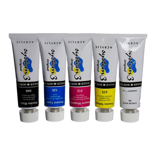 Daler-Rowney System3 Acrylic Process Set 5x75ml
