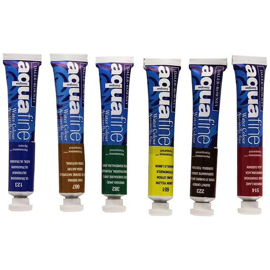 Daler-Rowney Aquafine Watercolour Starter Set 6 X 8 ML