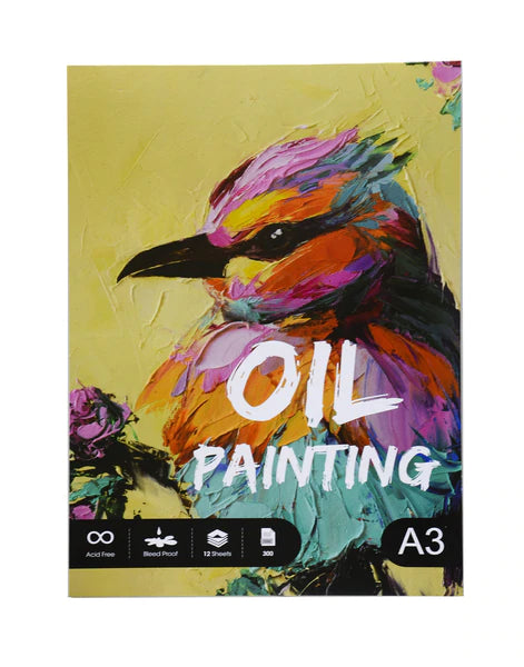 SCHOLAR A3 OIL PAINTING PAD - 300GSM (12SHEETS )