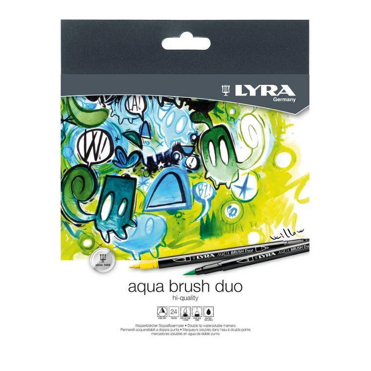 LYRA Aqua Dup Brush Painters, Set of 24 Pens (6521240)