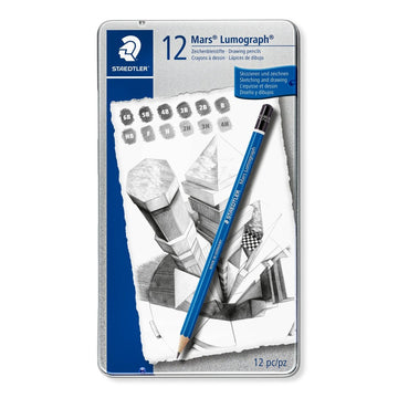 STAEDTLER MARS LUMOGRAPH PENCIL BOX (12Pencil)