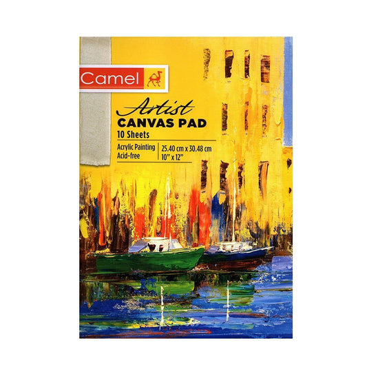 Camel Artist Canvas PAD 25cm x 30cm (10