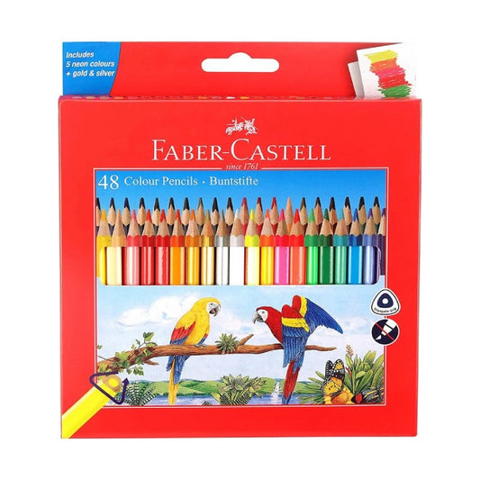 Faber-Castell 48 Triangular Colour Pencils