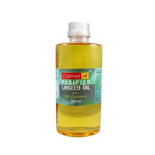 Camel Linseed Oil, Used in Oil Painting (500 ml)