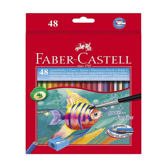 Faber castell 48 Shades Aquarelle Full Length Water Colour Pencils