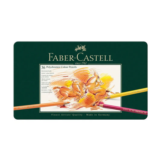 Faber Castell Polychromos Color Pencil Set - Pack of 36