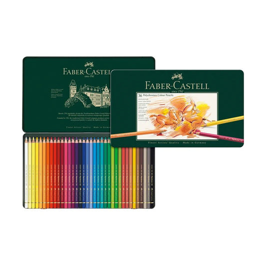 Faber Castell Polychromos Color Pencil Set - Pack of 36