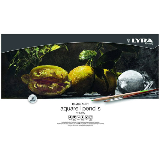 LYRA Rembrandt Aquarell Artists' Colored Pencils, Set of 36, Assorted Colors (2011360)