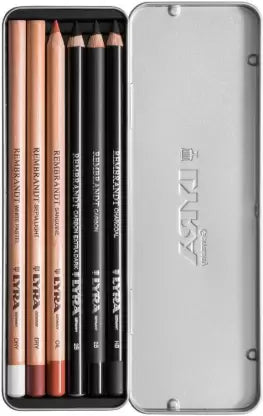 Lyra Rembrandt Sketching Set with Metal Case (Pack of 6)