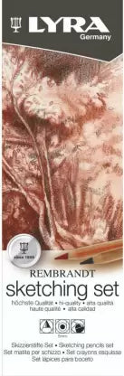 Lyra Rembrandt Sketching Set with Metal Case (Pack of 6)